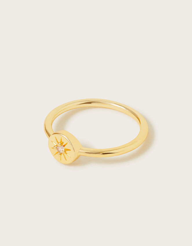 Sparkly Star Ring, Gold (GOLD), large