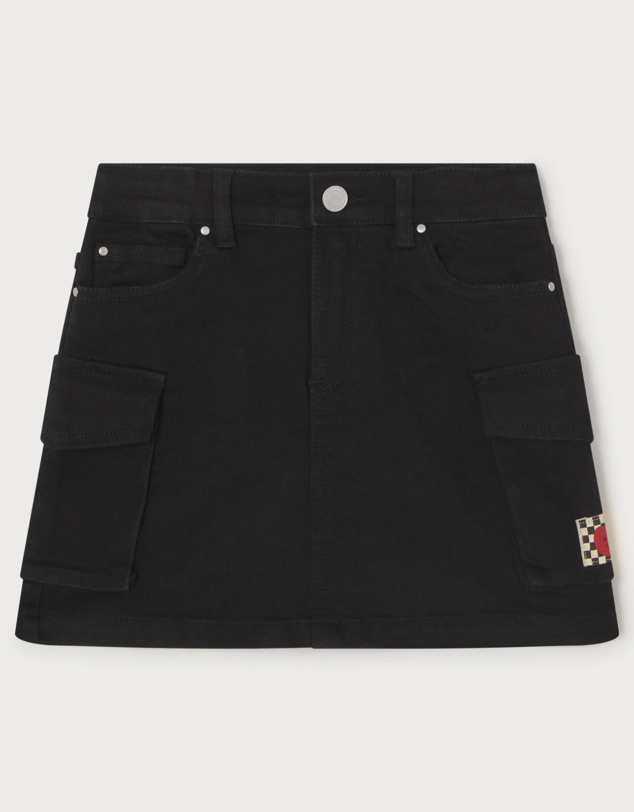 EVANS Plus Size Black Midaxi Denim Skirt | Evans