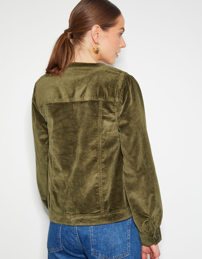 Lira Cord Jacket, Green (OLIVE), large