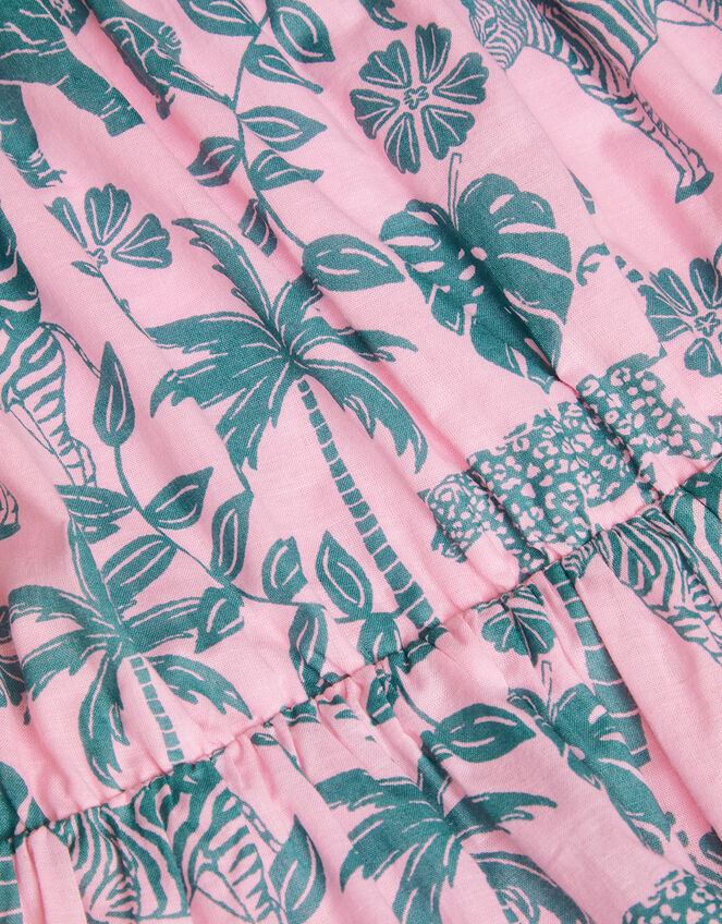 Elephant Print Dress Pink | Girls' Dresses | Monsoon UK.
