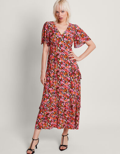 Julieta Floral Dress, Multi (MULTI), large