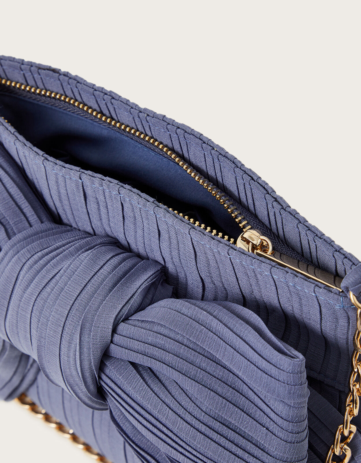 Blue Leather Cross-body Bag for Women - LeMini Indispensable Electric Blue  | PAUL MARIUS