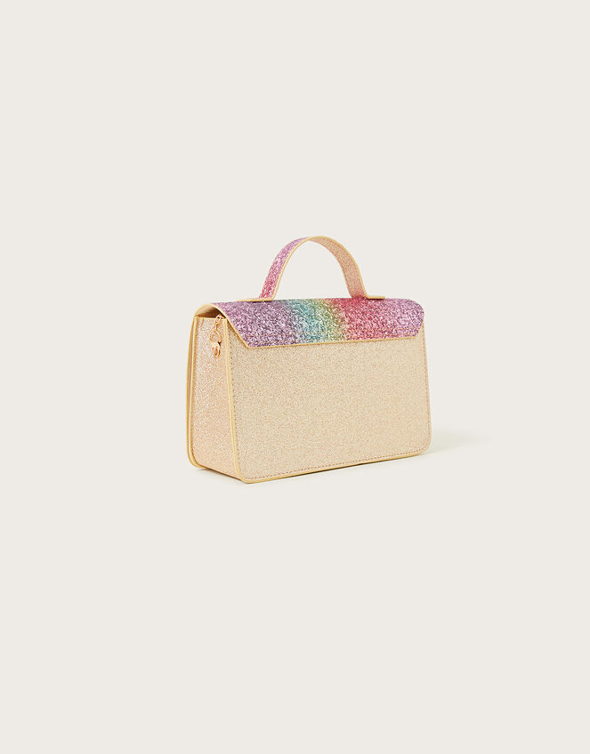 Over The Rainbow Glitter Satchel Bag