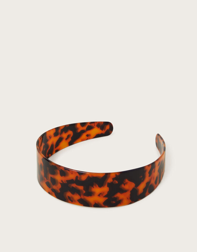 Tortoiseshell Resin Headband , , large