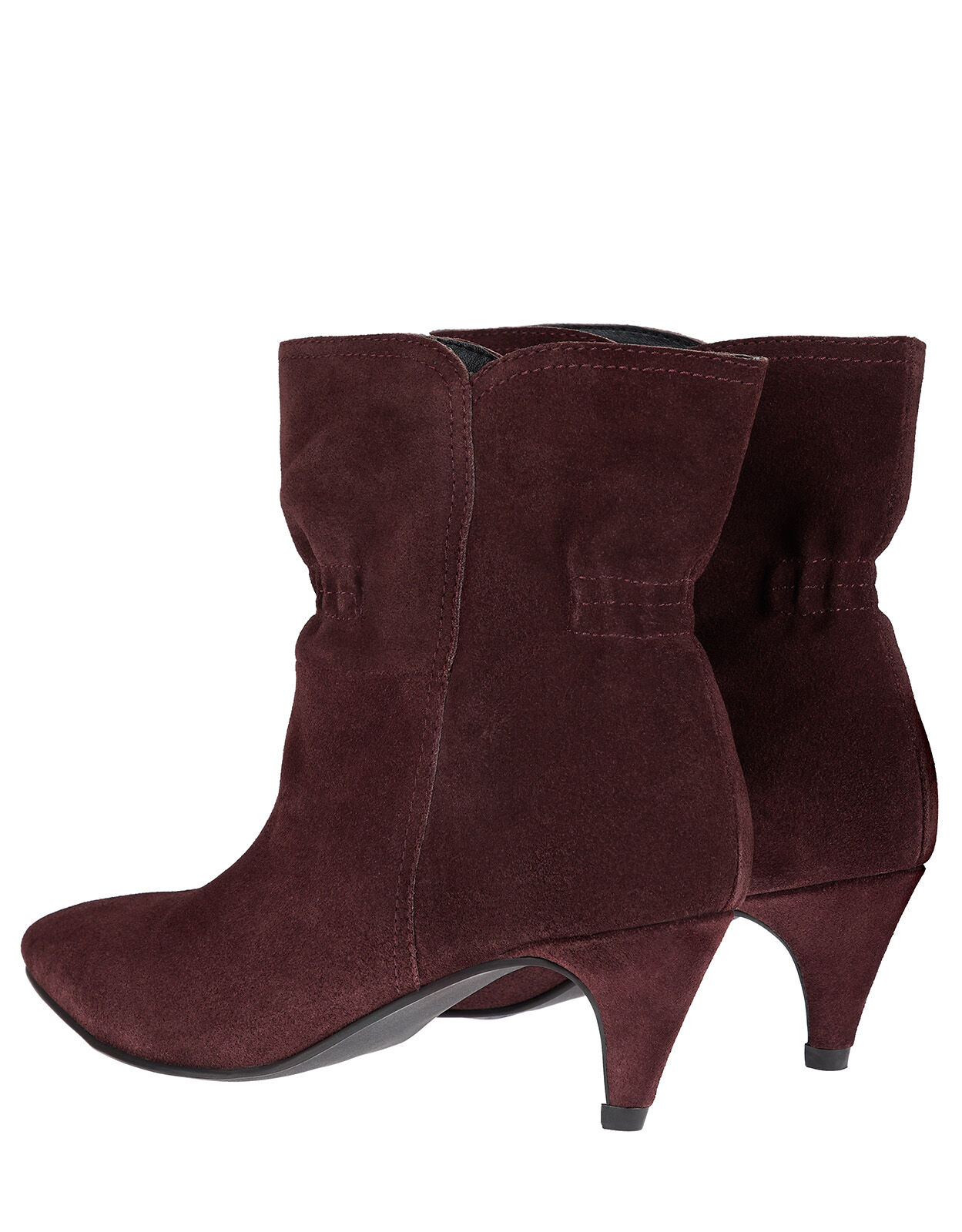 burgundy suede ankle boots uk