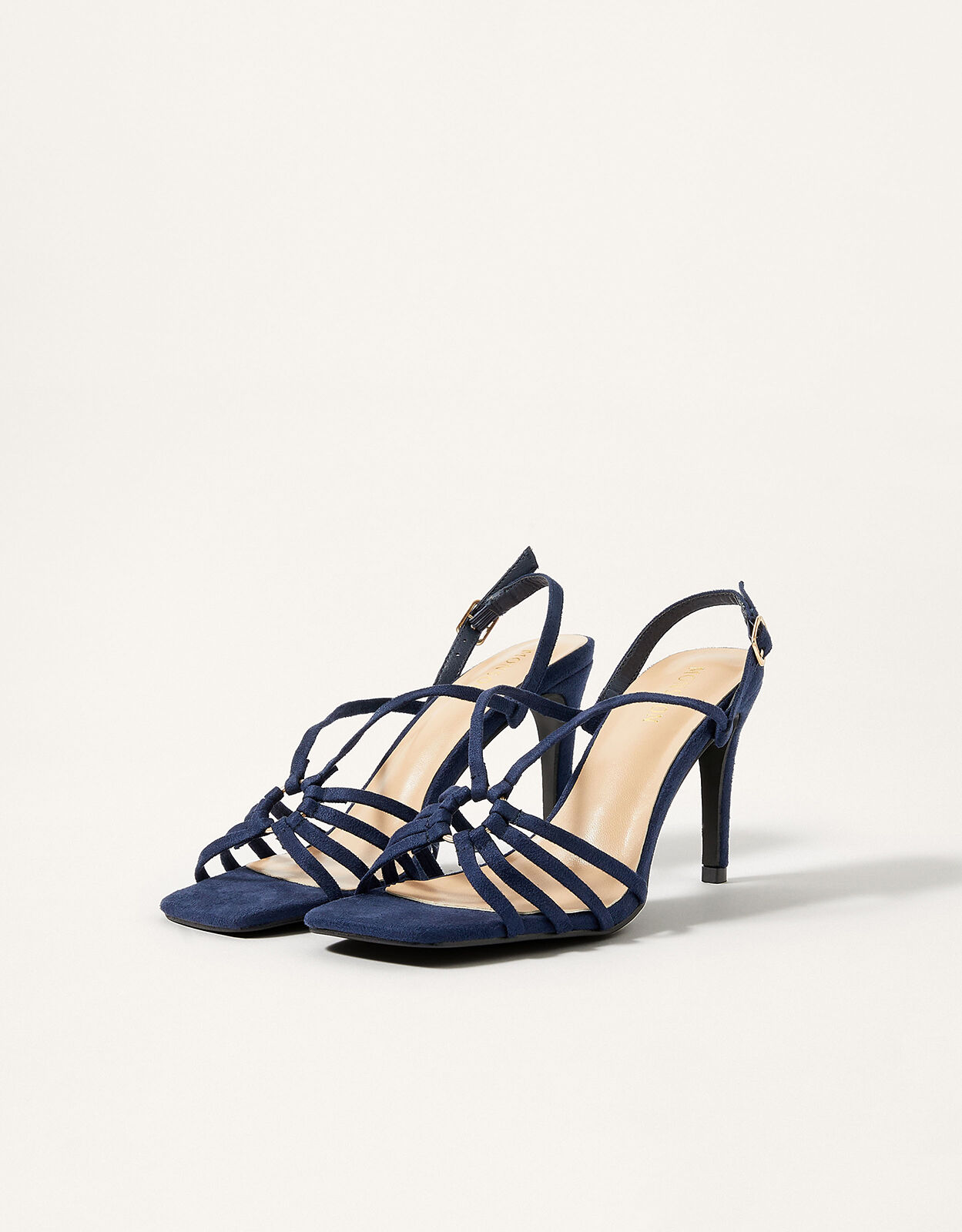 Barely There Ring Detail Heels Blue
