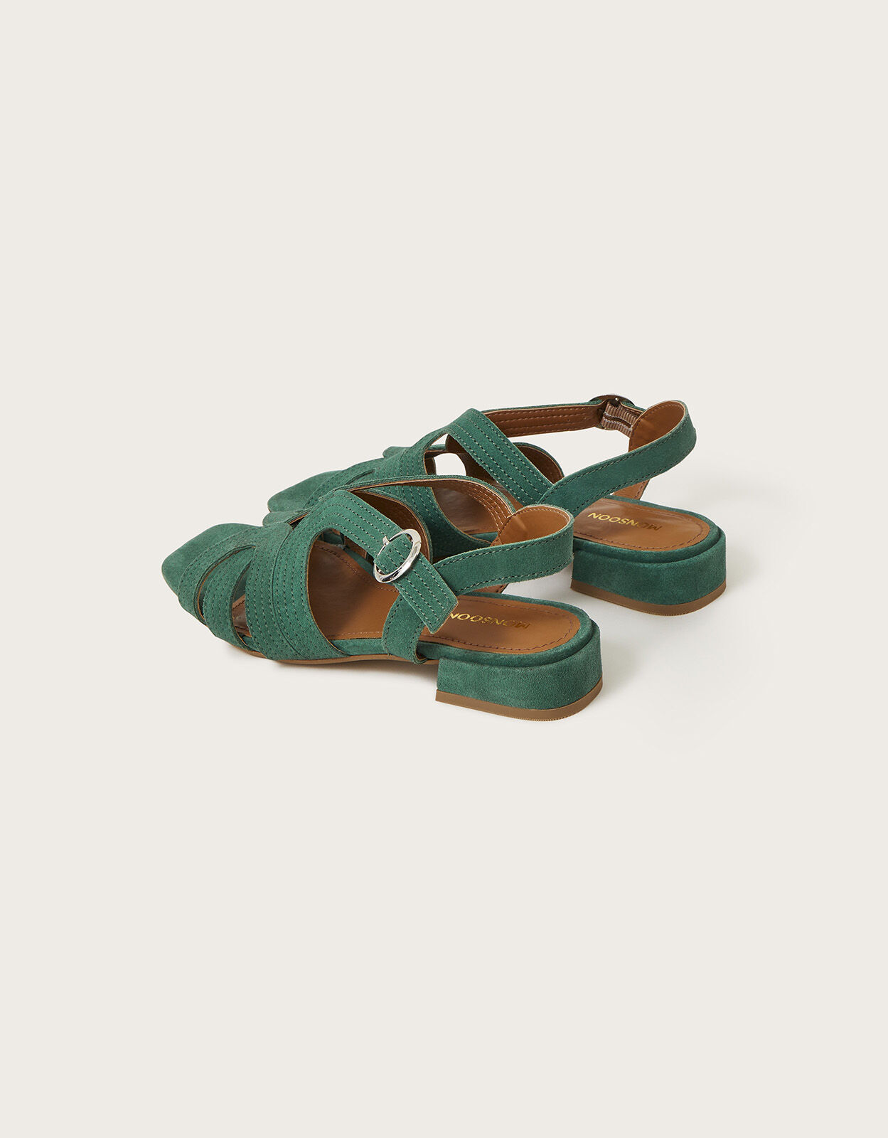 Buy Women Green Flat Comfort Sandal UK/5 EU/38 (33-3096) Online at  desertcartCyprus