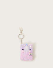 Faux Fur Unicorn Mini Notebook, , large