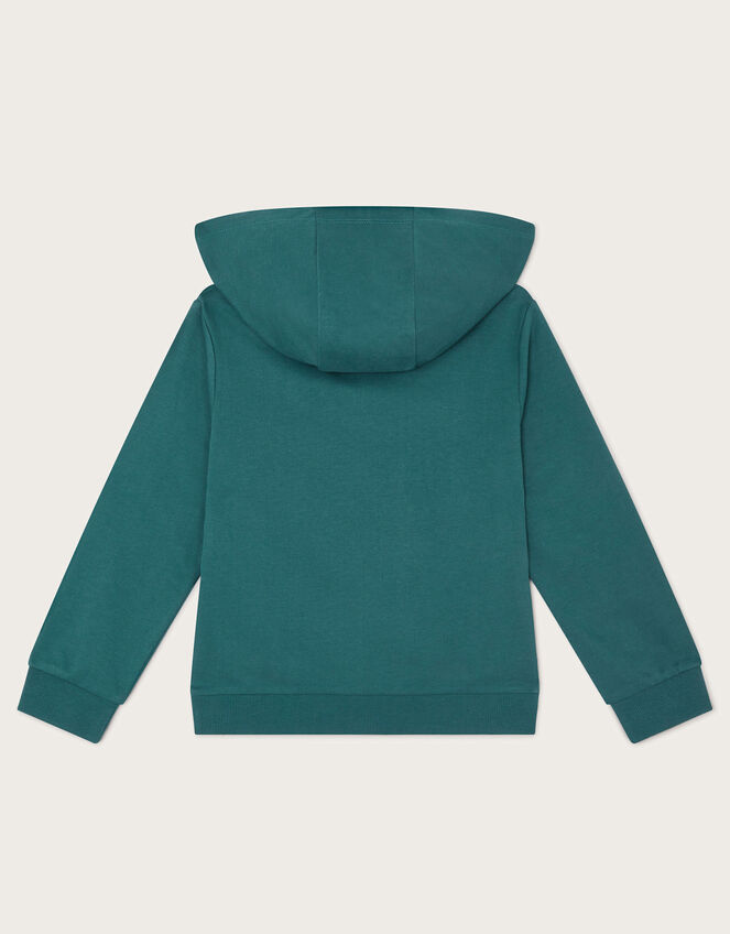 Skateboard Bear Hoodie, Teal (TEAL), large