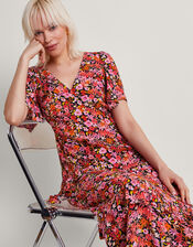 Julieta Floral Dress, Multi (MULTI), large