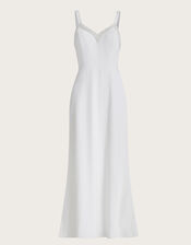 Kate Pearl Trim Bridal Dress, Ivory (IVORY), large