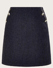 Tilly Tweed Short Skirt, Black (BLACK), large