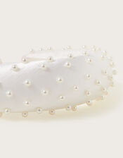 Pearl Padded Bridal Headband, , large