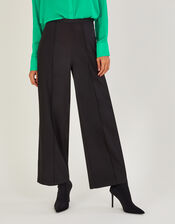 Lauren Wide Leg Trousers, Black (BLACK), large