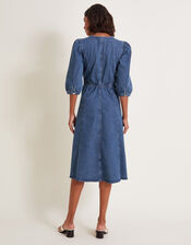 Kaia Cornelli Dress, Blue (DENIM BLUE), large