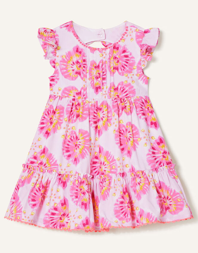 Baby Tie Dye Heart Dress Ivory | Baby Girl Dresses | Monsoon UK.
