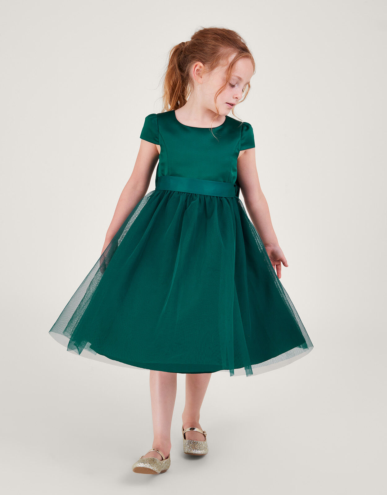 Green tulle clearance bridesmaid dress