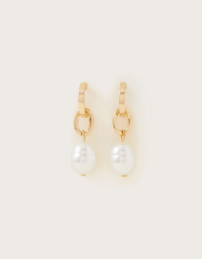 Pearl Drop Earrings, , large