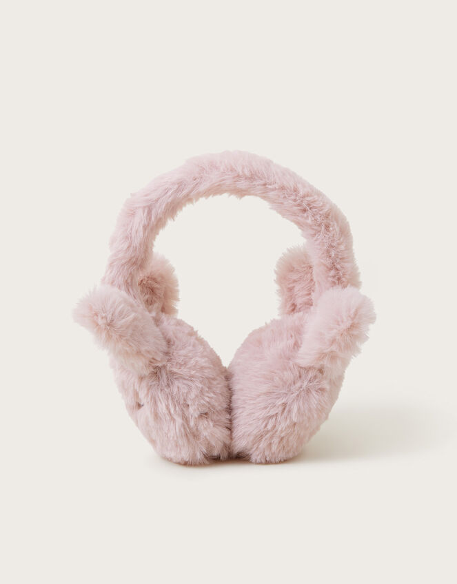 Faux Fur Bunny Earmuffs, , large