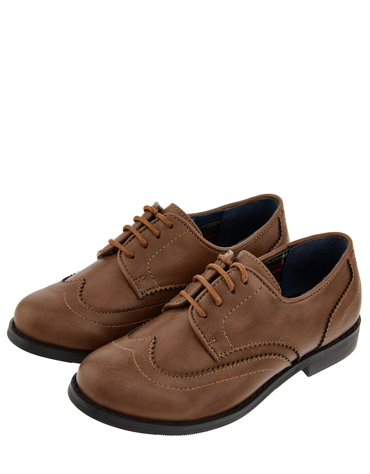 Boys' Oxford Brogue Shoes Brown | Boys 