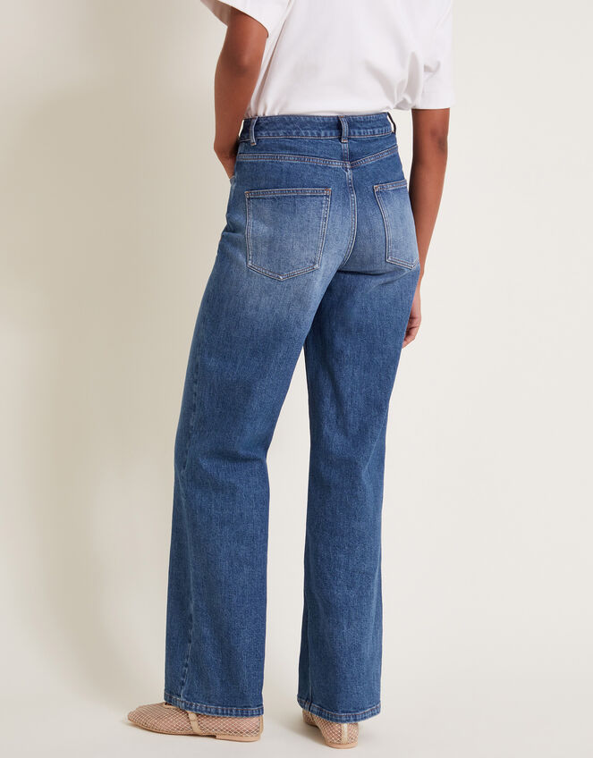 Ruby Wide Leg Jeans, Blue (DENIM BLUE), large