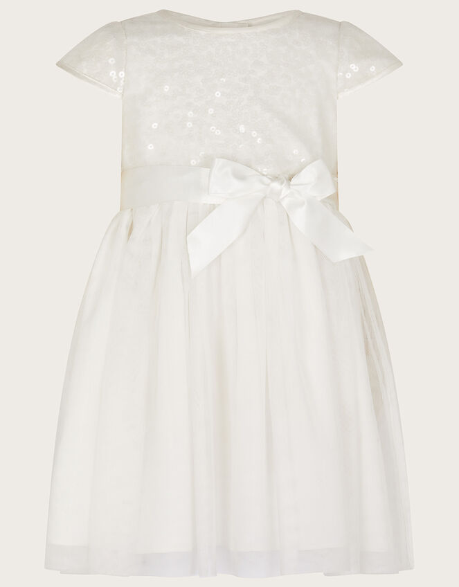 Baby Truth Sequin Dress Ivory