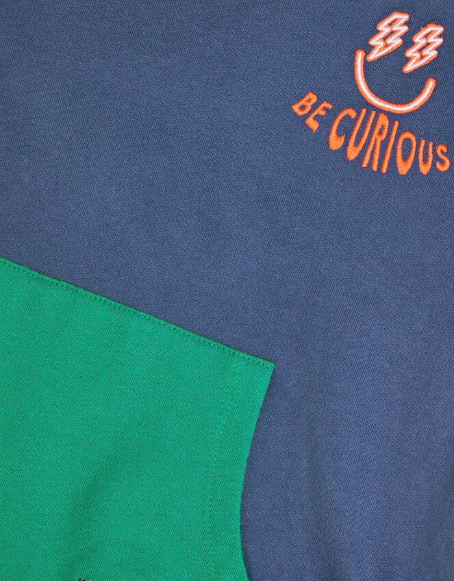 Colour Block Be Curious Hoodie, Multi (MULTI), large