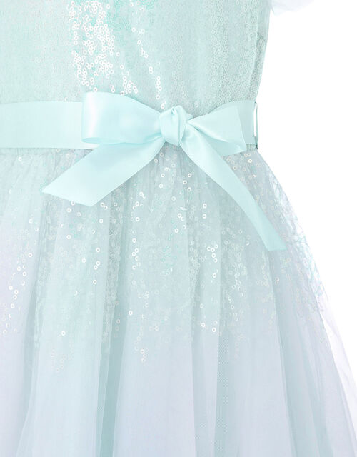 Sequin Shimmer Dress Blue | Girls' Dresses | Monsoon UK.