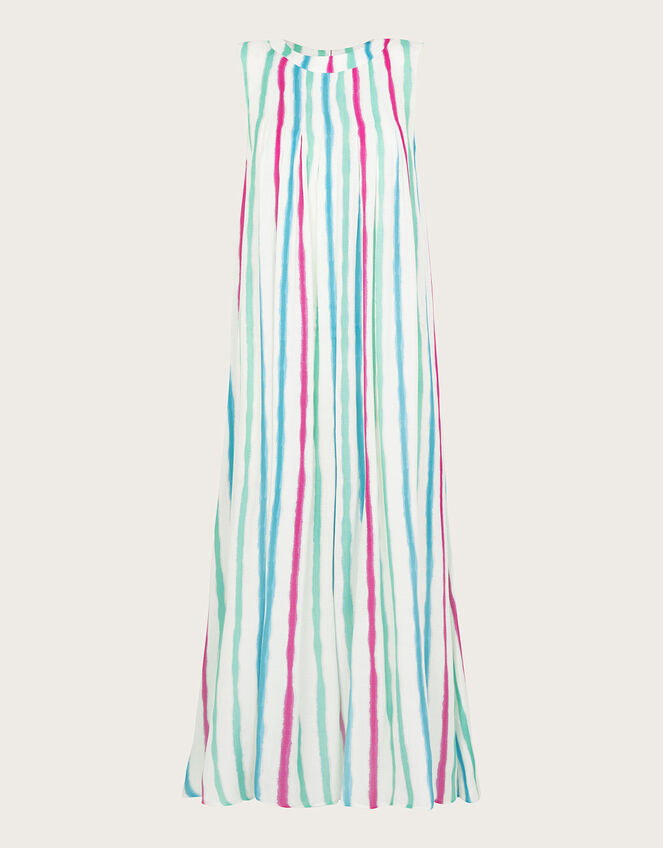 Sally Stripe Dress Ivory