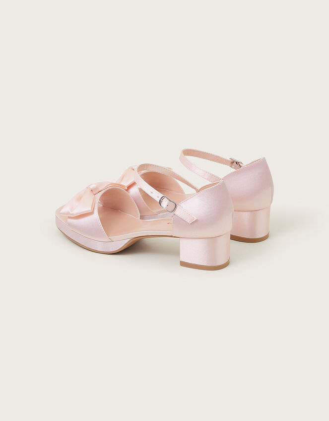 Satin Platform Sandals Pink | Girls' Shoes & Sandals | Monsoon UK.
