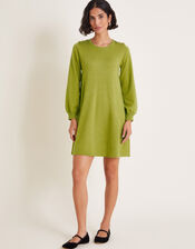 Susie Swing Dress, Green (OLIVE), large