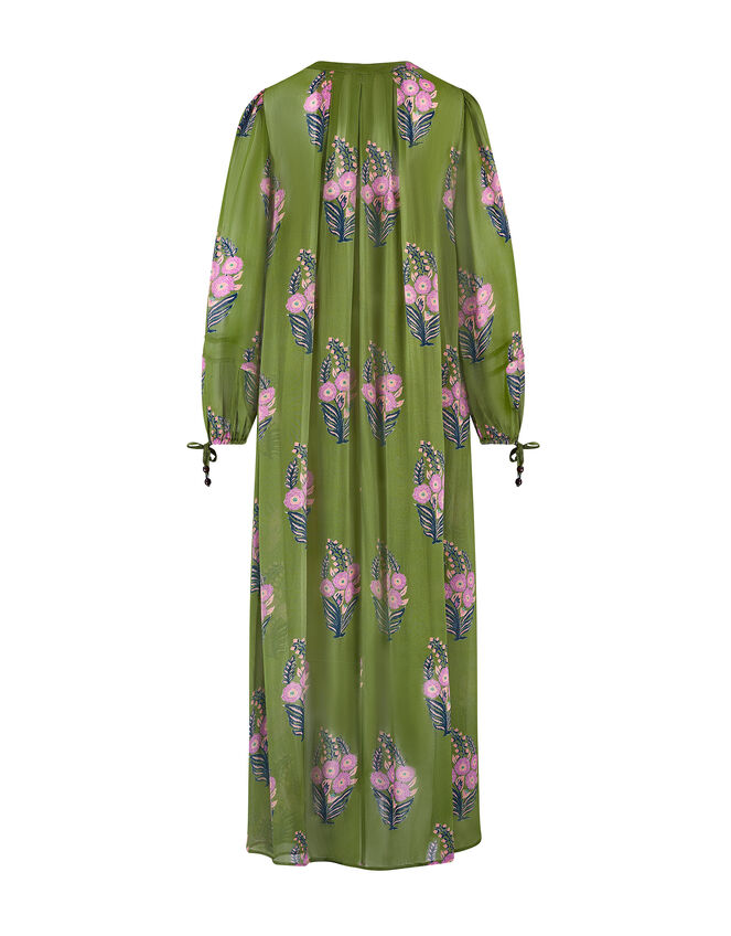 East Floral Print Maxi Dress, Green (GREEN), large