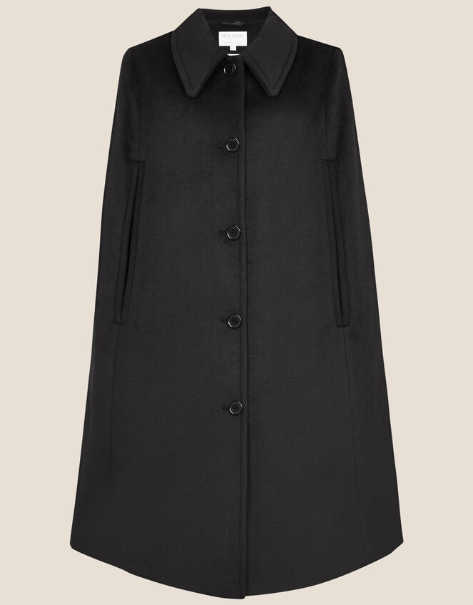 Caroline Sleeveless Coat Black | Women's Coats | Monsoon UK.