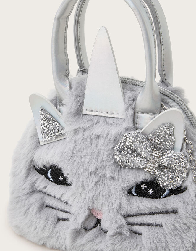 Faux Fur Cat Bag, , large