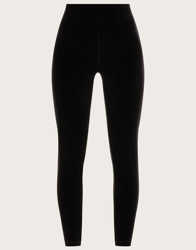 BLACK VELVET LEGGINGS  Black velvet leggings, Velvet leggings