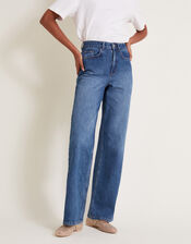 Ruby Wide Leg Jeans, Blue (DENIM BLUE), large