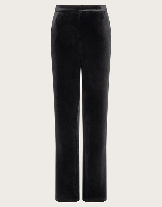 Vada Velvet Trousers, Black (BLACK), large