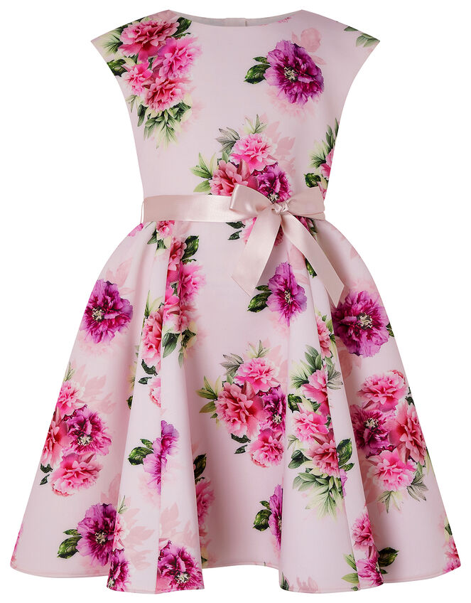 Deena Floral Scuba Dress | Girls' Dresses | Monsoon UK.