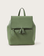 Tassel Backpack, Green (GREEN), large