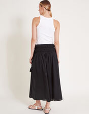 Jade Maxi Skirt, Black (BLACK), large