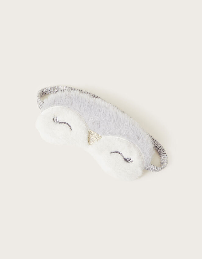 Penny Penguin Slippers and Eye Mask Set, Ivory (IVORY), large