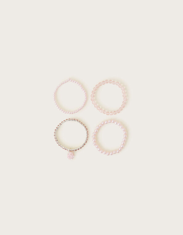 Bridesmaid Pearl Bracelets 4 Pack, , large