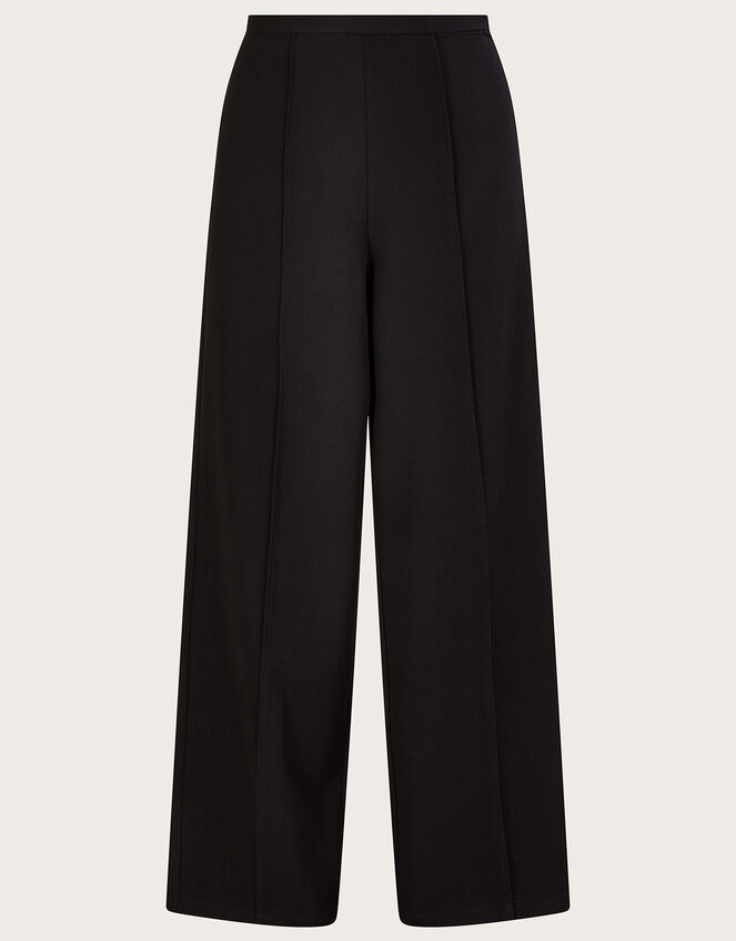 Lauren Wide Leg Trousers, Black (BLACK), large