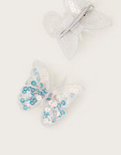 2-Pack Sequin Butterfly Clips, , large