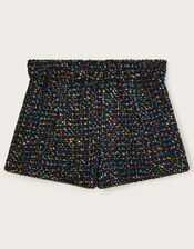 Tweed Shorts, Blue (NAVY), large