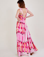 Talitha Tie Dye Maxi Dress, Pink (PINK), large