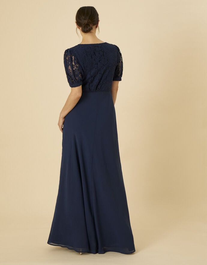 Laura Lace Maxi Dress Blue | Dresses | Monsoon UK.