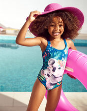 Koala Swimsuit, Blue (NAVY), large