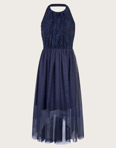 Hayley Lace Prom Dress, Blue (NAVY), large