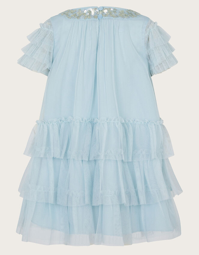 Baby Alexandra Ruffle Dress, Blue (PALE BLUE), large